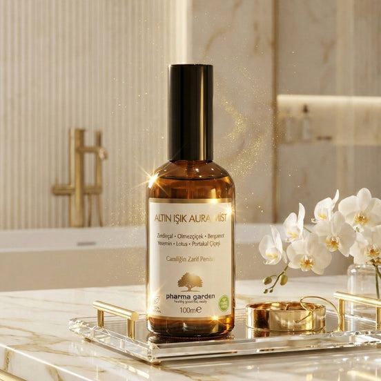 ALTIN IŞIK AURA MİST – 100 ml-“Işığını Hatırla, Altın Frekansını Uyandır”