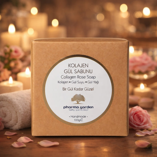 KOLAJEN GÜL SABUNU-100 gr- Maske Etkili