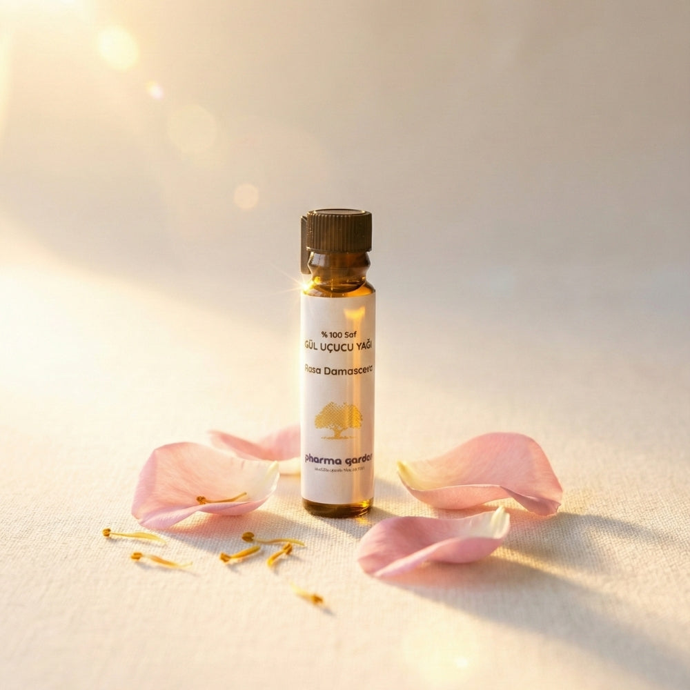 SAF ISPARTA GÜL UÇUCU YAĞI – Rosa Damascena (1 ml)